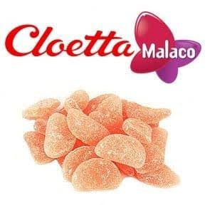 Cloetta Malaco gummy candies on a white background with the brand logo.