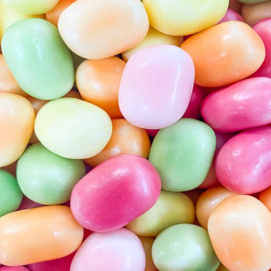 Assorted candy colorful oval